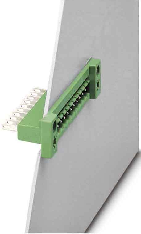 Phoenix Contact - Embase en traversée de paroi 12p, pas: 5.08 mm, 2.5 mm², 12 A, 320 V - DFK-MSTB