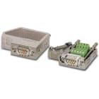 Phoenix Contact - Connecteur mâle D-SUB , 9 pôles, modèle axial deux arrivées de câble,PROFIBUS DP