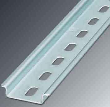 Phoenix Contact - NS 35/ 7,5 WH PERF 2000MM - Rail DIN symétrique perforé