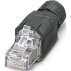 Phoenix Contact - Connecteur male Ethernet RJ45 blindé Cat 5 Industrial AWG 26-23 - Noir