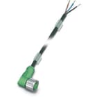 Phoenix Contact - Câble capt./act., 8 pôles, PUR, M12 femelle coudé, Ext. Libre, A, 1,5 m