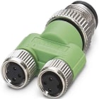 Phoenix Contact - Répartiteur en Y, 3 pôles, M12 mâle droit, M8 femelle droit, A