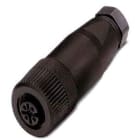 Phoenix Contact - Connecteur M12, codage A, femelle droit, 4 pôles, à visser, Pg 7, diam. 4 à 6 mm