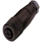 Phoenix Contact - Connecteur M12, codage A, femelle droit, 5 pôles, à visser, Pg 9, diam. 6 à 8 mm