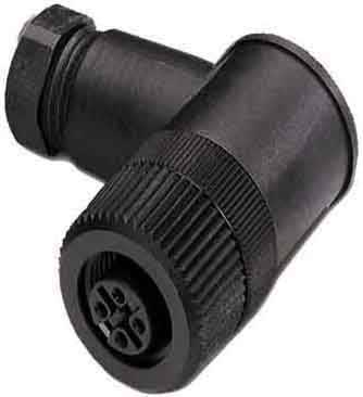 Phoenix Contact - Connecteur M12, codage A, femelle coudé, 5 pôles, à visser, Pg 9, diam. 6 à 8 mm