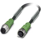 Phoenix Contact - Câble capt./act., 3 pôles, PUR, M12 mâle droit, M12 femelle droit, A, 1,5 m