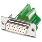 Phoenix Contact - Eléments de contact D-SUB - VS-15-BU-DSUB/16-MPT-0,5