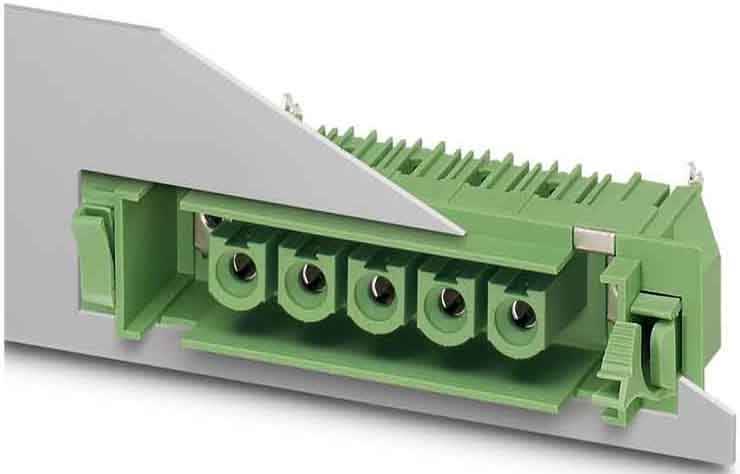 Phoenix Contact - Embase en traversée de paroi 3p, pas: 10.16 mm, 16 mm², 76 A, 1000 V - DFK-IPC 1