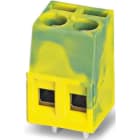 Phoenix Contact - Bornier C.I 2p, pas: 5.08 mm, 1.5 mm², 17.5 A, 400 V - MKDS 1,5/ 2-B-5,08 GNYE