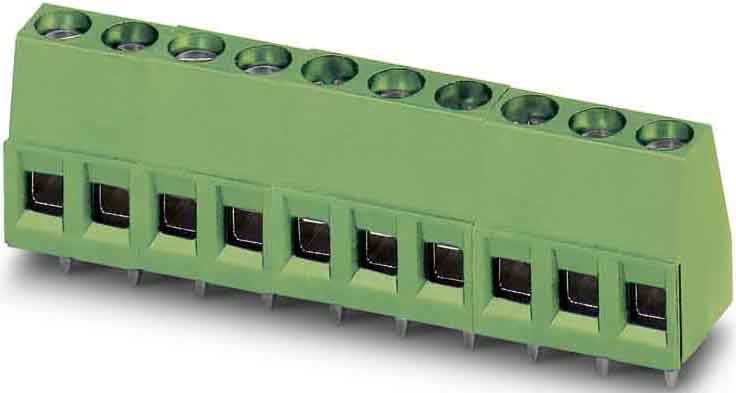 Phoenix Contact - Bornier C.I 8p, pas: 5.08 mm, 1.5 mm², 17.5 A, 400 V - MKDS 1,5/ 8-5,08