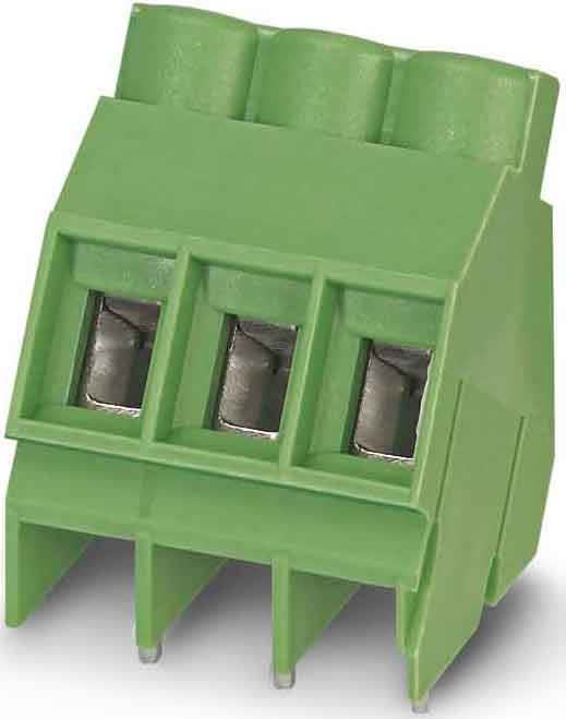 Phoenix Contact - Bornier C.I 3p, pas: 6.35 mm, 4 mm², 32 A, 630 V - SMKDS 5/ 3-6,35