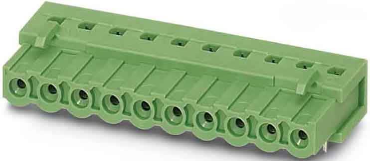 Phoenix Contact - Embase C.I 10p, pas: 5.08 mm, 2.5 mm², 12 A, 320 V - IC 2,5/10-G-5,08