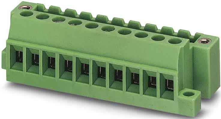 Phoenix Contact - Embase C.I 7p, pas: 5.08 mm, 2.5 mm², 12 A, 320 V - MVSTBU 2,5/ 7-GFB-5,08