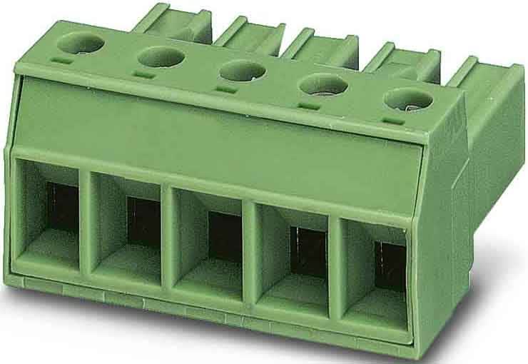 Phoenix Contact - Fiche débrochable 6p, pas: 7.62 mm, 4 mm², 20 A, 630 V - PC 4/ 6-ST-7,62