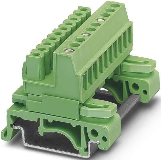 Phoenix Contact - Embase 5p, pas: 5.08 mm, 2.5 mm², 12 A, 320 V - UMSTBVK 2,5/ 5-ST-5,08