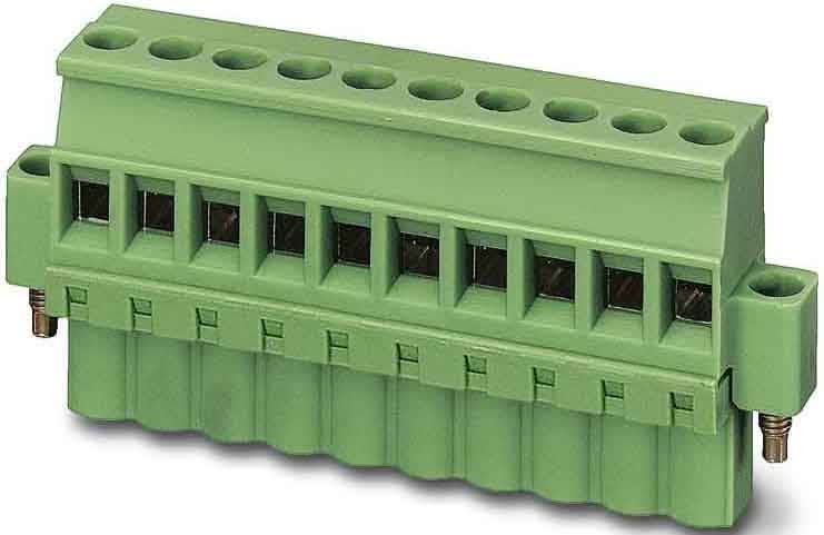 Phoenix Contact - Fiche débrochable 2p, pas: 5.08 mm, 2.5 mm², 12 A, 320 V - MVSTBW 2,5/ 2-STF-5,0