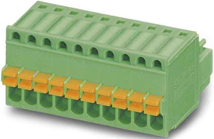 Phoenix Contact - Fiche débrochable 12p, pas: 2.5 mm, 0.5 mm², 4 A, 160 V - FK-MC 0,5/12-ST-2,5