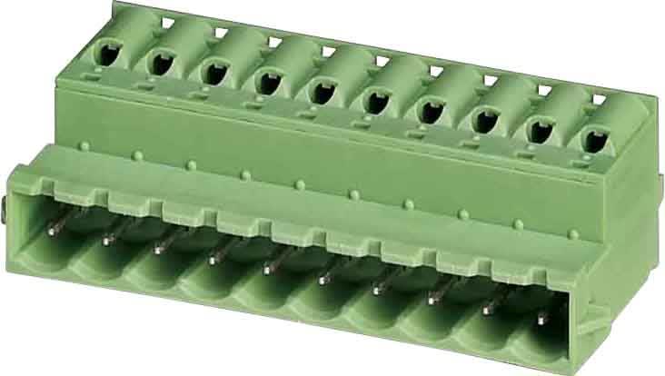 Phoenix Contact - Fiche débrochable 2p, pas: 5.08 mm, 2.5 mm², 12 A, 320 V - FKIC 2,5/ 2-ST-5,08-R
