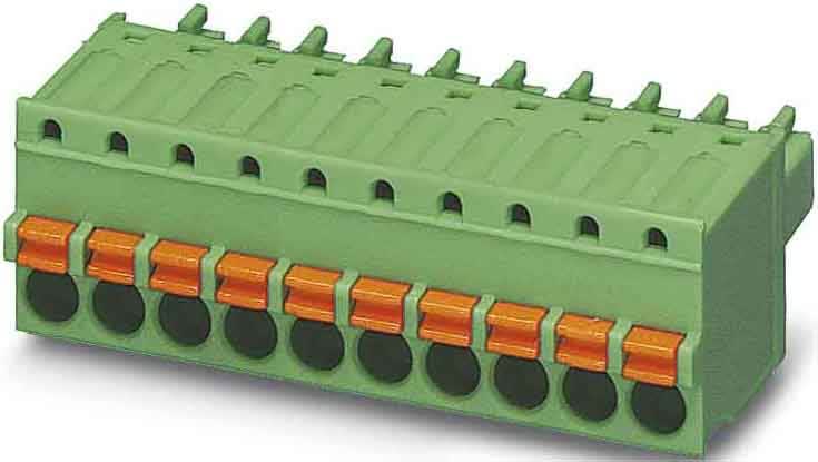 Phoenix Contact - Fiche débrochable 2p, pas: 3.81 mm, 1.5 mm², 8 A, 160 V - FK-MCP 1,5/ 2-ST-3,81