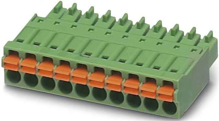 Phoenix Contact - Fiche débrochable 5p, pas: 3.5 mm, 1.5 mm², 8 A, 160 V - FMC 1,5/ 5-ST-3,5