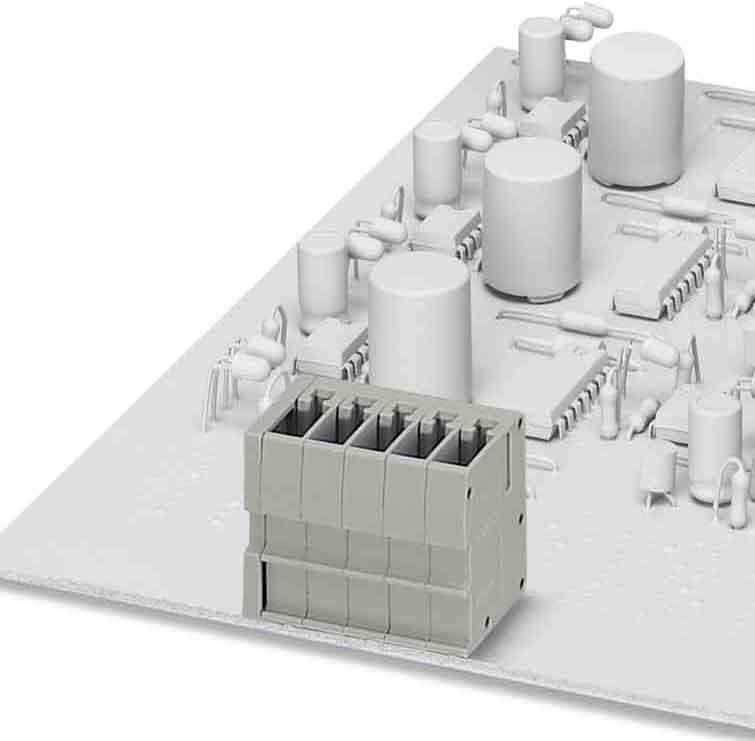 Phoenix Contact - Embase C.I 10p, pas: 5.2 mm, 1,5mm², 20A, 630V - ST 2,5-PCBV/10-G-5,2