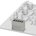 Phoenix Contact - Embase C.I 10p, pas: 5.2 mm, 1,5mm², 20A, 630V - ST 2,5-PCBV/10-G-5,2