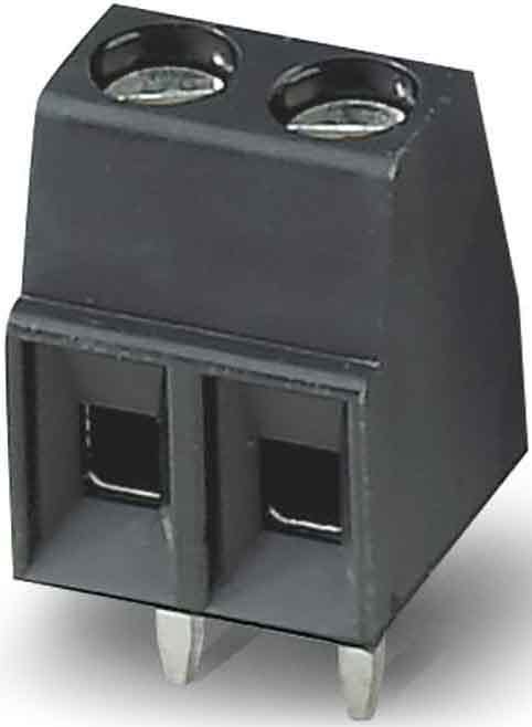 Phoenix Contact - Bornier C.I 2p, pas: 3.81 mm, 1.5 mm², 13.5 A, 200 V - MKDS 1/ 2-3,81 HT BK