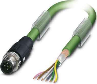 Phoenix Contact - Câble capt./act., 5 pôles, Interbus, M12 mâle droit, Ext. Libre, B, 2 m