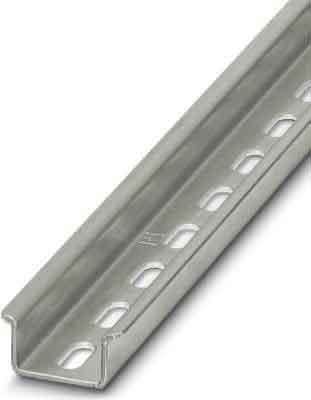 Phoenix Contact - NS 35/15 WH PERF 2000MM - NS 35/15 WH PERF 2000MM - Rail DIN symétrique perforé