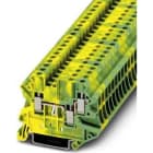Phoenix Contact - UT 4-TWIN-PE - Bloc de jonction avec raccordement terre