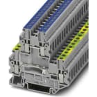 Phoenix Contact - UTTB 2,5-PE/N - Bloc de jonction double étage avec raccordement terre