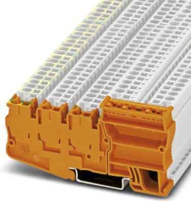 Phoenix Contact - STIO-IN 2,5/4-PE OG - Bloc de jonction pour capteurs / actionneurs