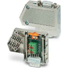 Phoenix Contact - Connecteur mâle D-SUB , 9 pôles, picot, à deux arrivées de câble de 35°