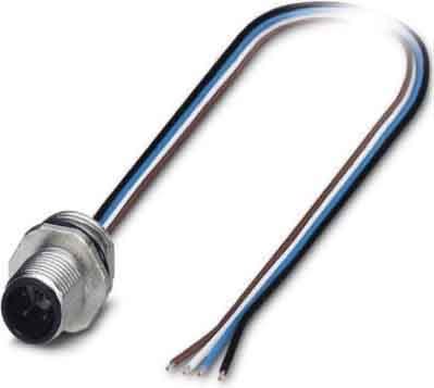 Phoenix Contact - Embases paroi avant - SACC-E-M12MS-4CON-PG9/0,5