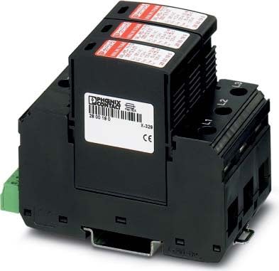 Phoenix Contact - Parafoudre T1+2 - Tri - Uc: 335 V - Iimp: 12,5 kA - avec contact o/f - TT/TN