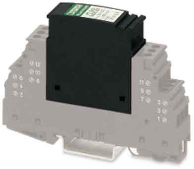 Phoenix Contact - PT 2X2- 5DC-ST - Fiche parafoudre pour 2 4-20mA12VAC