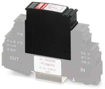 Phoenix Contact - PT 2X1VA- 60AC-ST - Fiche parafoudre pour 2 Fils sortie TOR 60VAC