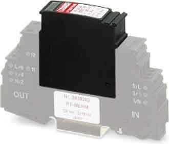 Phoenix Contact - PT 2X1VA-230AC-ST - Fiche parafoudre pour 2 Fils sortie TOR 230VAC