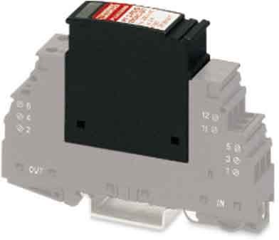 Phoenix Contact - Fiche parafoudre T3 In: 1kA - Imax (8/20): 2kA - Uc:60VDC  avec contact o/f