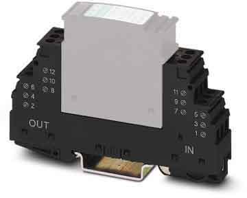 Phoenix Contact - PT PE/S+1X2-BE - Embase parafoudre pour 2 Fils TOR