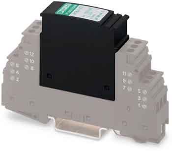 Phoenix Contact - PT 4-F-ST - Fiche parafoudre pour 4 Fils analogiques 110VDC