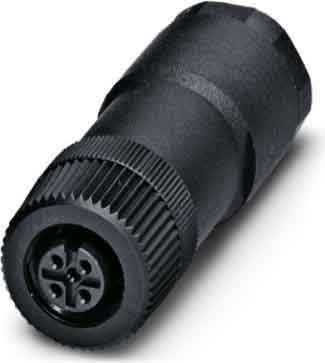 Phoenix Contact - Connecteur M12, cod. A, femelle droit, 5P, à visser, DUO, 2.1 à 3 mm /4 à 5.2 mm