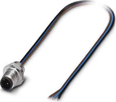 Phoenix Contact - Embases paroi avant - SACC-E-M5MS-3CON-M5/0,5