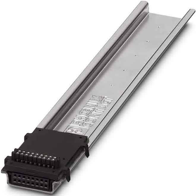 Phoenix Contact - HBUS 71,6-16P-1S BK - Connecteur-bus sur profilé - HBUS 71,6-16P-1S BK