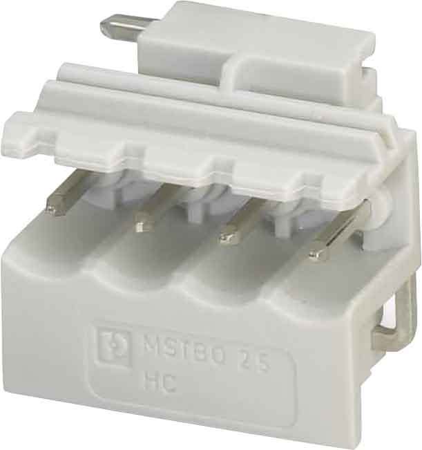 Phoenix Contact - Embase multipolaire pour circuit imprimé - MSTBO 2,5/ 4-G1L KMGY