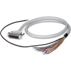 Phoenix Contact - CABLE-D-50SUB/M/OE/0,25/S/1,0M - Câble avce connecteur mâle SUB-D 50, libre 1m