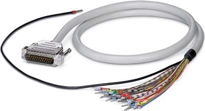 Phoenix Contact - Câble avce connecteur mâle SUB-D 9, libre avec em