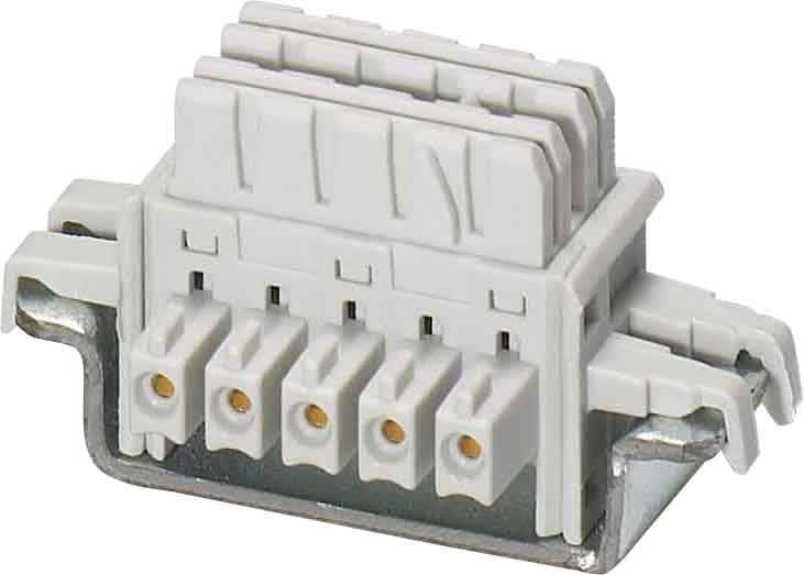 Phoenix Contact - Connecteur-bus sur profilé - ME6,2TBUS-21,5/5-ST-3,81KMGY