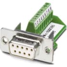Phoenix Contact - Eléments de contact D-SUB - VS-09-BU-DSUB/9-MPT-0,5