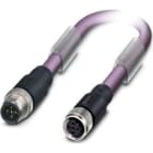 Phoenix Contact - Câble capt./act., 2 pôles, PROFIBUS, M12 mâle droit, M12 femelle droit, B, 15 m